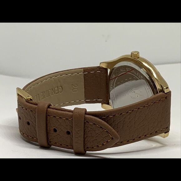 Michael Kors Runway MK3179 Women's Brown Leather Analog Dial Quartz Watch WFH177 - Picture 8 of 11